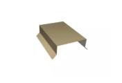 Парапетная крышка прямая 100мм 0,45 PE с пленкой RAL 1014 слоновая кость (2,5м) – Купить оптом и в розницу