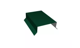 Парапетная крышка прямая 100мм 0,5 Satin с пленкой RAL 6005 зеленый мох (2,5м). Цена: 1533 руб. Артикул: 35710