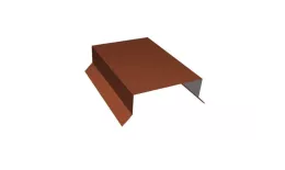 Парапетная крышка прямая 125мм 0,5 PurLite Matt RAL 8004 терракота (2м). Артикул: 36458