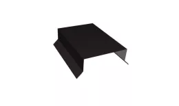 Парапетная крышка прямая 150мм 0,5 Satin Matt TX RAL 9005 черный (2,5м). Цена: 2178 руб. Артикул: 35960