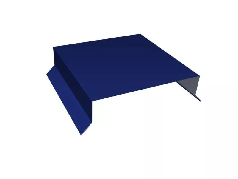 Парапетная крышка прямая 150мм 0,45 PE с пленкой RAL 5002 ультрамариново-синий (2м) купить в краснодаре