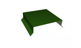 Парапетная крышка прямая 150мм 0,45 PE с пленкой RAL 6002 лиственно-зеленый (3м). Цена: 1952 руб. Артикул: 35105