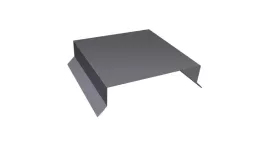 Парапетная крышка прямая 150мм 0,45 PE с пленкой RAL 7004 сигнальный серый (3м). Цена: 1952 руб. Артикул: 35110