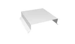 Парапетная крышка прямая 150мм 0,5 Satin с пленкой RAL 9003 сигнальный белый (3м). Цена: 2285 руб. Артикул: 35975