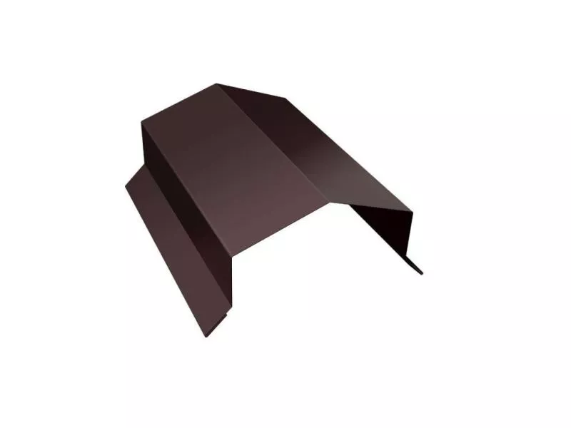 Парапетная крышка угольная 100мм 0,5 PurPro Matt 275 RAL 8017 шоколад (2м) купить в краснодаре