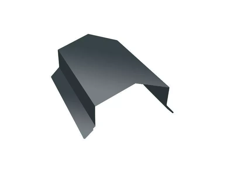 Парапетная крышка угольная 200мм 0,45 Drap TX RAL 7016 антрацитово-серый (2,5м) купить в краснодаре