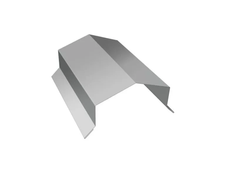 Парапетная крышка угольная 125мм 0,45 PE с пленкой RAL 7005 мышино-серый (2м) купить в краснодаре