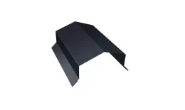 Парапетная крышка угольная 150мм 0,5 GreenCoat Pural BT, matt RR 33 черный (RAL 9004 сигнальный черный) (2,5м). Артикул: 33391