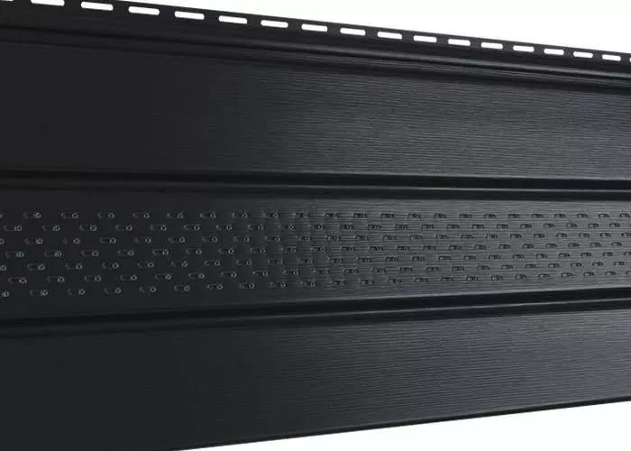 Софит Ю-Пласт частичная перфорация графитовый купить в краснодаре