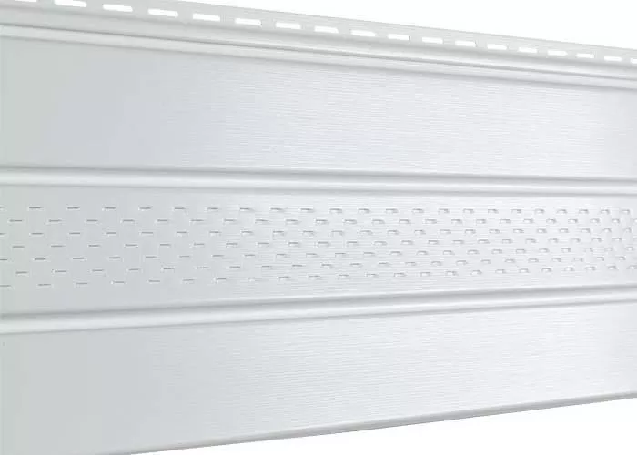 Софит Ю-Пласт частичная перфорация белый купить в краснодаре