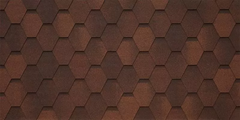 Гибкая черепица Tegola GARDA Pelle 227 (красно-коричневый) купить в краснодаре