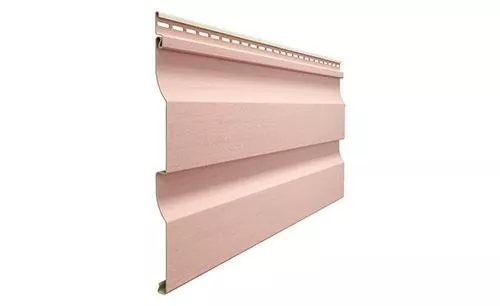 Сайдинг виниловый Docke PREMIUM Корабельный брус D4.5D Персик купить в краснодаре