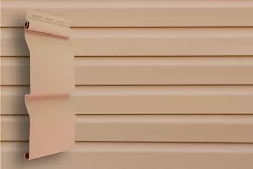 Виниловый сайдинг Grand Line Корабельный брус 3,0 D4 Классика Персиковый купить в краснодаре
