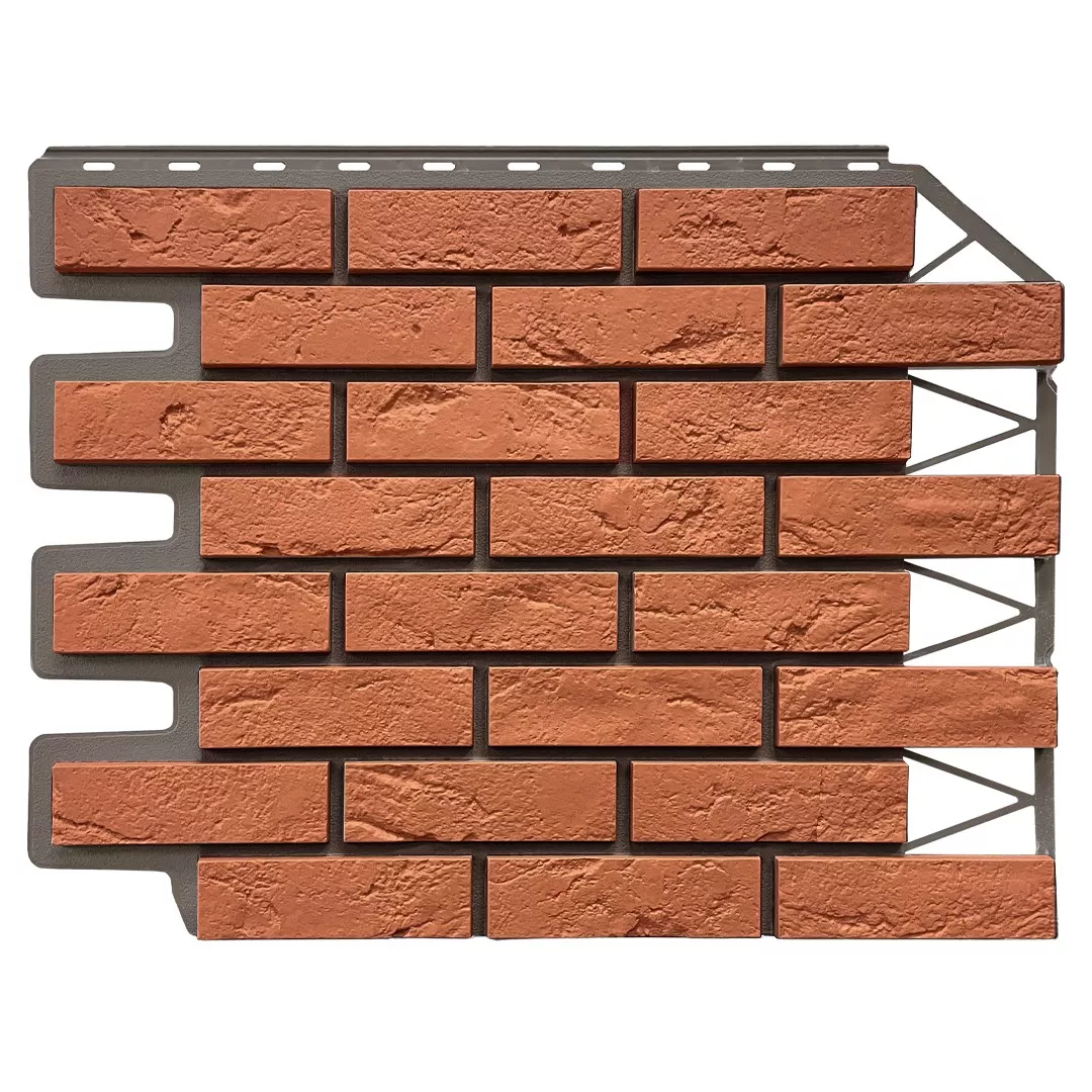 Фасадная панель Fineber КИРПИЧ БАВАРСКИЙ Терракотовый купить в краснодаре