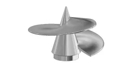 Наконечник винтовой сварной для сваи d 89. RAL 9005 Черный. Артикул: Yuventa_cvaya_04