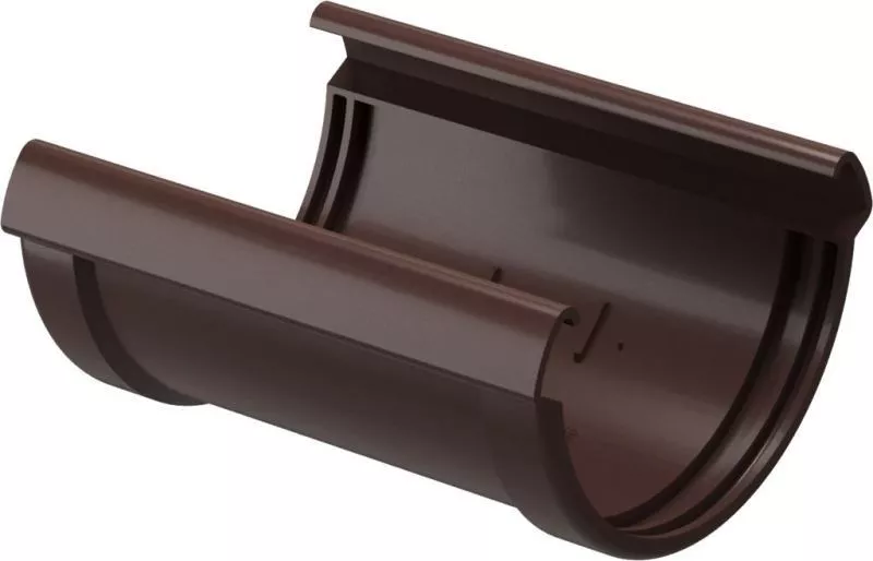 Соединитель желобов Döcke LUX Шоколад купить в краснодаре