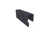 Планка П-образная заборная 17 0,4 PE-Double с пленкой RAL 7024 мокрый асфальт (2м) – Купить оптом и в розницу
