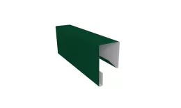Планка П-образная заборная 17 0,4 PE с пленкой RAL 6005 зеленый мох (2,5м). Цена: 500 руб. Артикул: 30418