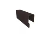 Планка П-образная заборная 17 0,45 Drap-double TX RR 32 темно-коричневый (2м) – Купить оптом и в розницу