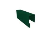 Планка П-образная заборная 17 0,45 PE-Double с пленкой RAL 6005 зеленый мох (3м) – Купить оптом и в розницу