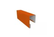 Планка П-образная заборная 17 0,45 PE с пленкой RAL 2004 оранжевый (2м) – Купить оптом и в розницу