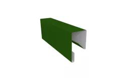 Планка П-образная заборная 17 0,45 PE с пленкой RAL 6002 лиственно-зеленый (3м). Цена: 601 руб. Артикул: 30473