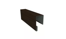 Планка П-образная заборная 17 0,45 Print Elite Coffee Wood TwinColor (2м). Цена: 626 руб. Артикул: 30525