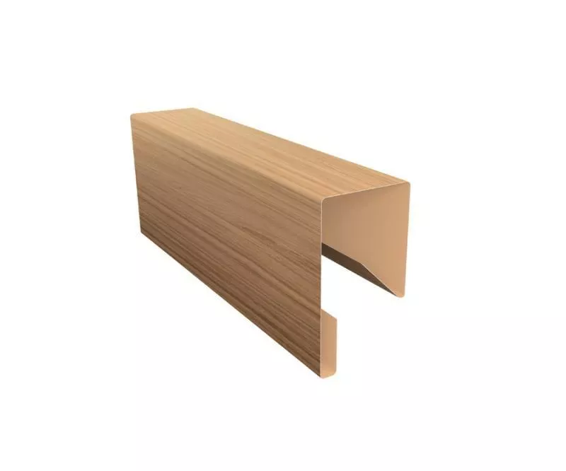 Планка П-образная заборная 17 0,45 Print Elite Honey Wood TwinColor (3м) купить в краснодаре