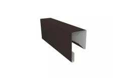 Планка П-образная заборная 17 0,5 PurPro Matt 275 RR 32 темно-коричневый (3м). Цена: 882 руб. Артикул: 30906