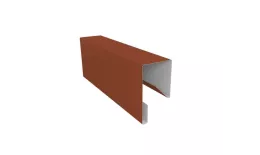 Планка П-образная заборная 17 0,5 Satin Matt TX RAL 8004 терракота (3м). Цена: 790 руб. Артикул: 30793