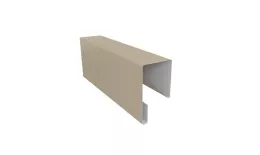 Планка П-образная заборная 17 0,5 Satin с пленкой RAL 1015 светлая слоновая кость (3м). Цена: 696 руб. Артикул: 30617