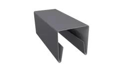 Планка П-образная заборная 20 0,4 PE с пленкой RAL 7004 сигнальный серый (2,5м). Цена: 470 руб. Артикул: 30921