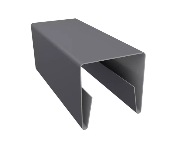 Планка П-образная заборная 20 0,45 Drap RAL 7004 сигнальный серый (2,5м) купить в краснодаре