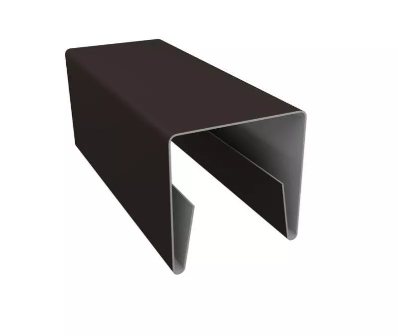 Планка П-образная заборная 20 0,45 Drap TX RR 32 темно-коричневый (2м) купить в краснодаре