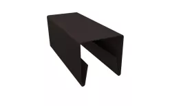 Планка П-образная заборная 20 0,45 PE-Double с пленкой RR 32 темно-коричневый (2,5м). Цена: 508 руб. Артикул: 31006