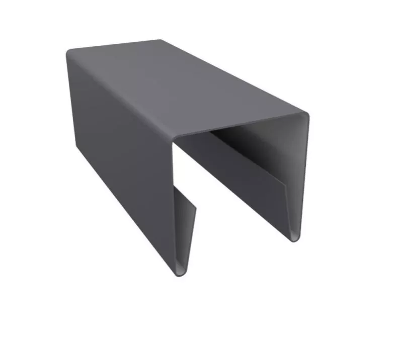 Планка П-образная заборная 17 0,5 PE с пленкой RAL 7004 сигнальный серый (3м) купить в краснодаре