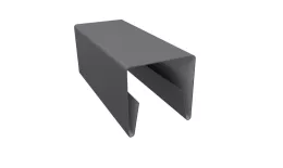 Планка П-образная заборная 20 0,5 PE с пленкой RAL 7004 сигнальный серый (2м). Цена: 419 руб. Артикул: 31385