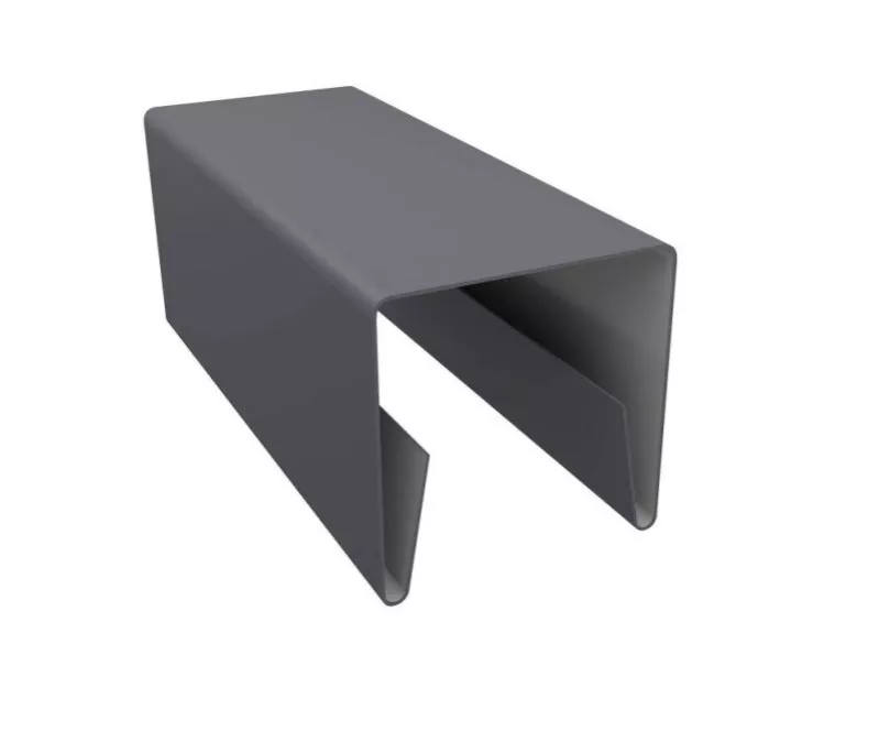 Планка П-образная заборная 20 0,45 PE с пленкой RAL 7004 сигнальный серый (2м) купить в краснодаре