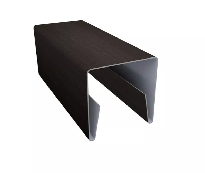 Планка П-образная заборная 20 0,45 Print Elite Coffee Wood TwinColor (2,5м) купить в краснодаре