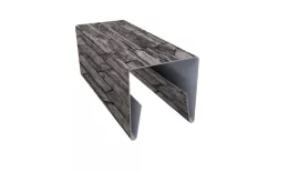 Планка П-образная заборная 20 0,45 Print Elite Fine Stone TwinColor (2м). Цена: 587 руб. Артикул: 31028