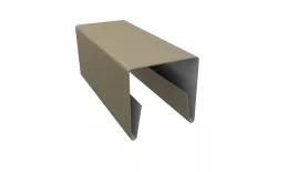 Планка П-образная заборная 20 0,5 Satin с пленкой RAL 1015 светлая слоновая кость (2м). Цена: 436 руб. Артикул: 31114