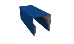 Планка П-образная заборная 20 0,5 Satin с пленкой RAL 5005 сигнальный синий (3м). Цена: 653 руб. Артикул: 31302