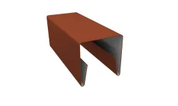 Планка П-образная заборная 20 0,5 Satin с пленкой RAL 8004 терракота (2,5м). Цена: 545 руб. Артикул: 31134