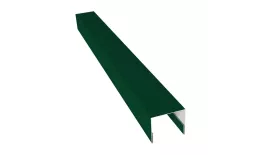 Планка П-образная заборная 24 0,45 Drap RAL 6005 зеленый мох (2,5м). Цена: 578 руб. Артикул: 31432