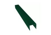 Планка П-образная заборная 24 0,45 PE-Double с пленкой RAL 6005 зеленый мох (3м) – Купить оптом и в розницу