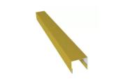 Планка П-образная заборная 24 0,45 PE с пленкой RAL 1018 цинково-желтый (3м) – Купить оптом и в розницу