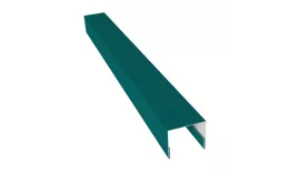 Планка П-образная заборная 24 0,45 PE с пленкой RAL 5021 водная синь (3м). Цена: 601 руб. Артикул: 31469