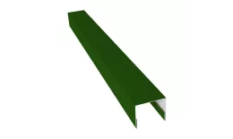 Планка П-образная заборная 24 0,45 PE с пленкой RAL 6002 лиственно-зеленый (2м). Цена: 401 руб. Артикул: 31471