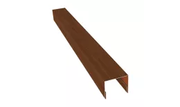 Планка П-образная заборная 24 0,45 Print Elite Rowan TwinColor (3м). Цена: 940 руб. Артикул: 31538