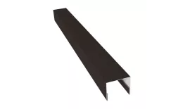 Планка П-образная заборная 24 0,5 Satin Matt TX RR 32 темно-коричневый (2м). Цена: 527 руб. Артикул: 31761